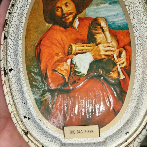 The Bag Piper Whiskey Decanter Early Mid Century fifth bottle size original cap - Picture 4 of 6